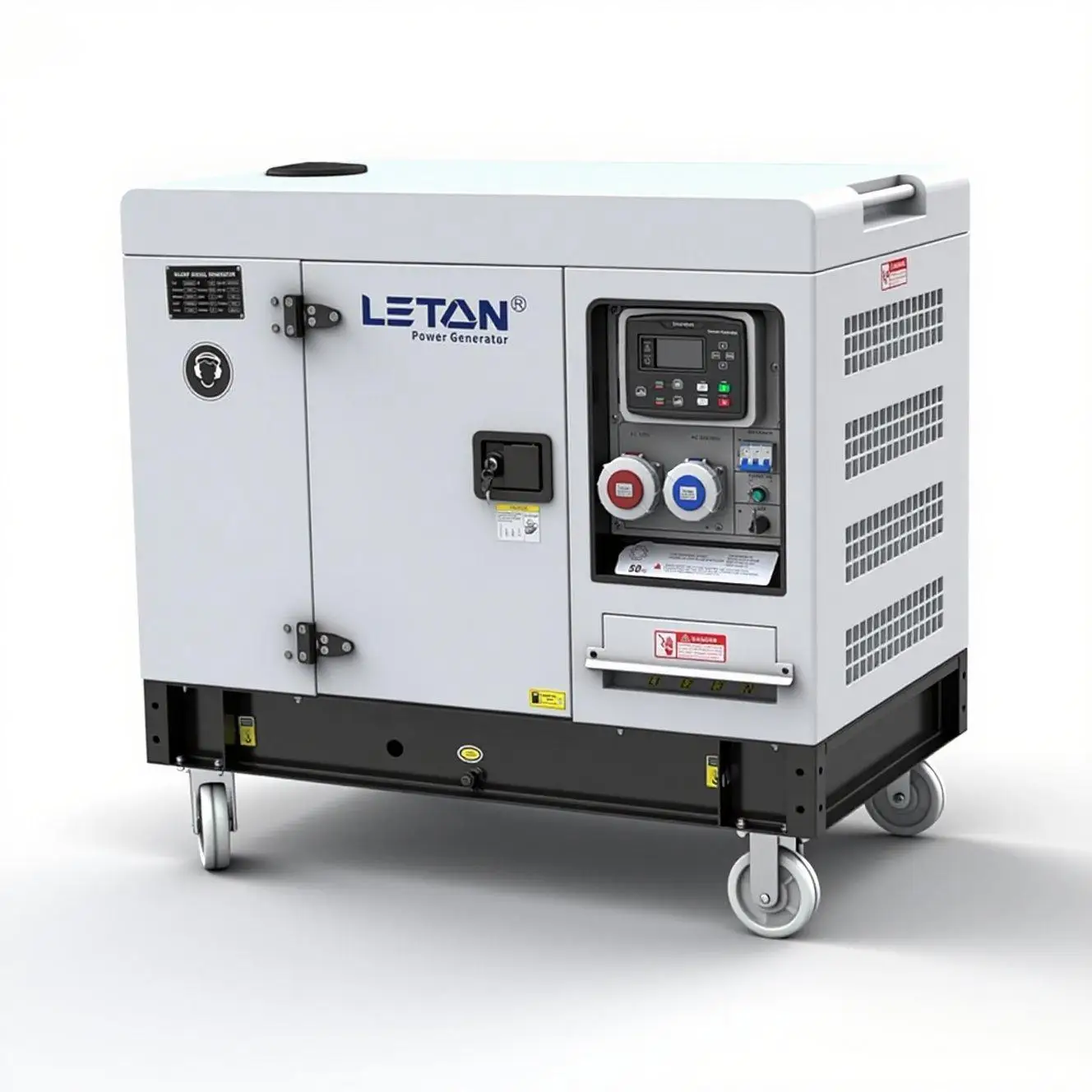 LETON POWER Open Type Silent Diesel Generators 10kw 15kw 17kw 18kw 50/60Hz Frequency Electric Generators Remote Start Control