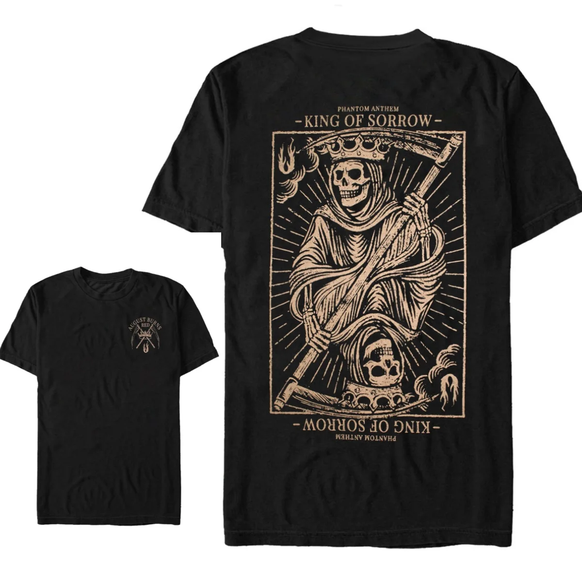 Fit August Burns Red Cotton Band Shirt Unisex Summer Short Sleeve Fashion Brand Tee Luxury Casual Vintage