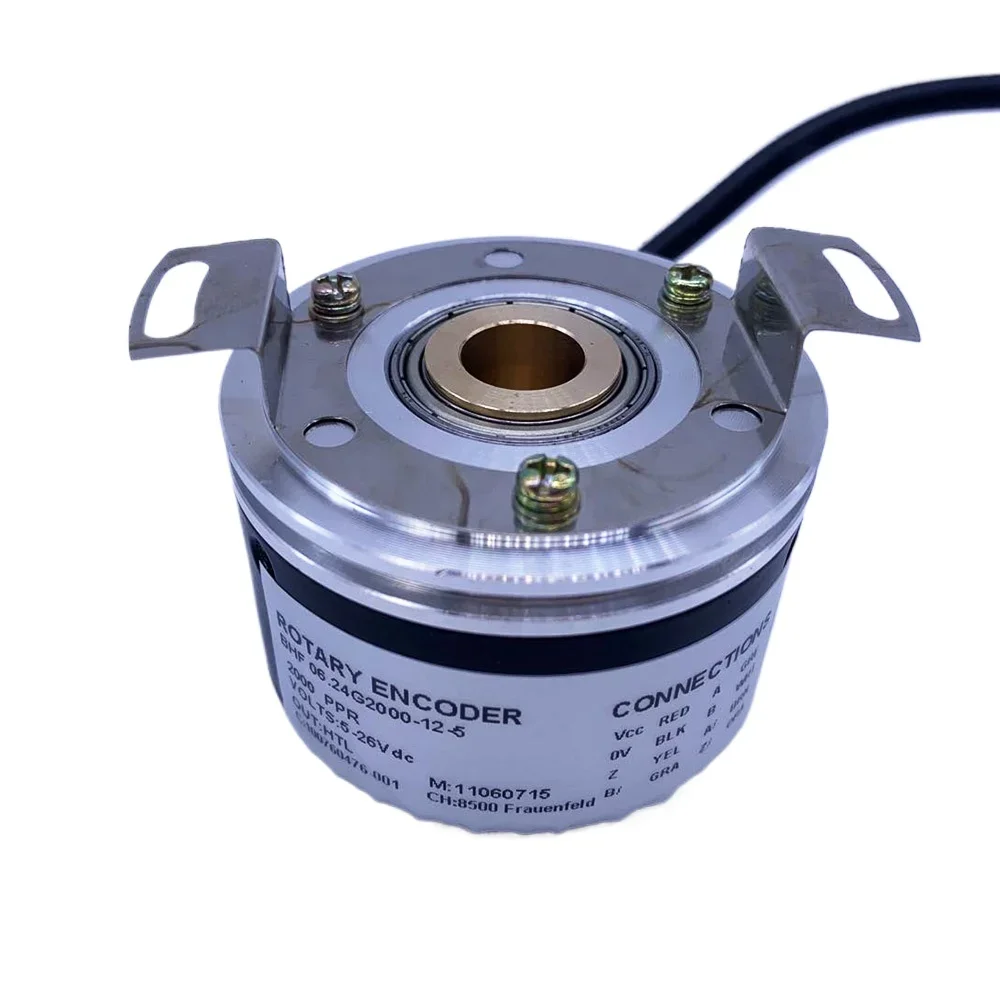 BHF 06.24G2000 - 12 - 5 Rotary Encoder - 2000ppr High Precision for Industrial Servo Motor Control