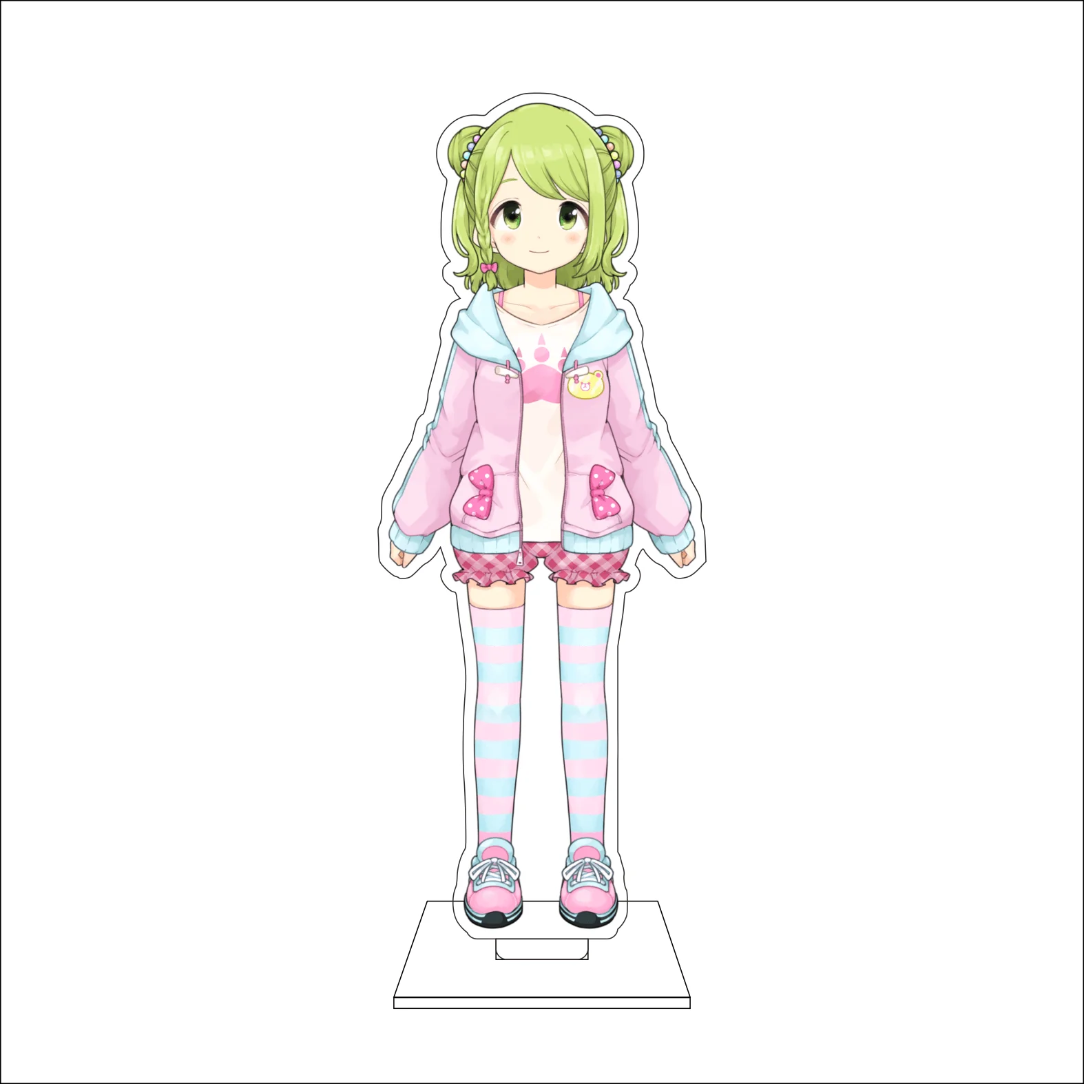 16CM Anime Virtual YouTuber Cosplay Acrylic Figure Stand Plate Nekomasu Tokino Sora Ornaments Gifts view 3