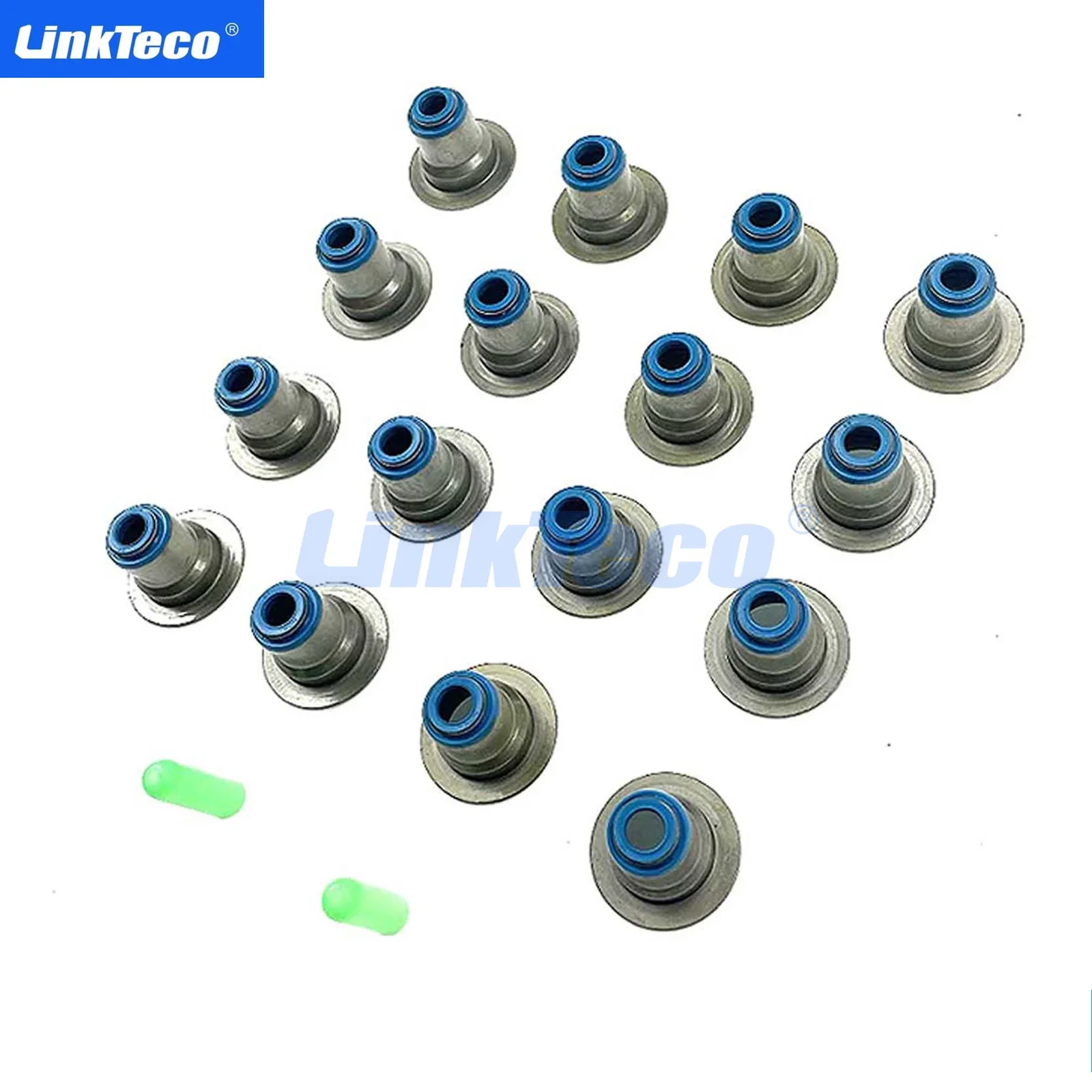 Valve Seal Set 4.8 5.3 5.7 6.0 6.2 L For CADILLAC CHEVROLET GMC AVANTIAC PONTIAC SAAB BUICK HUMMER ISUZU WORKHORES LS1 LS3 LS6