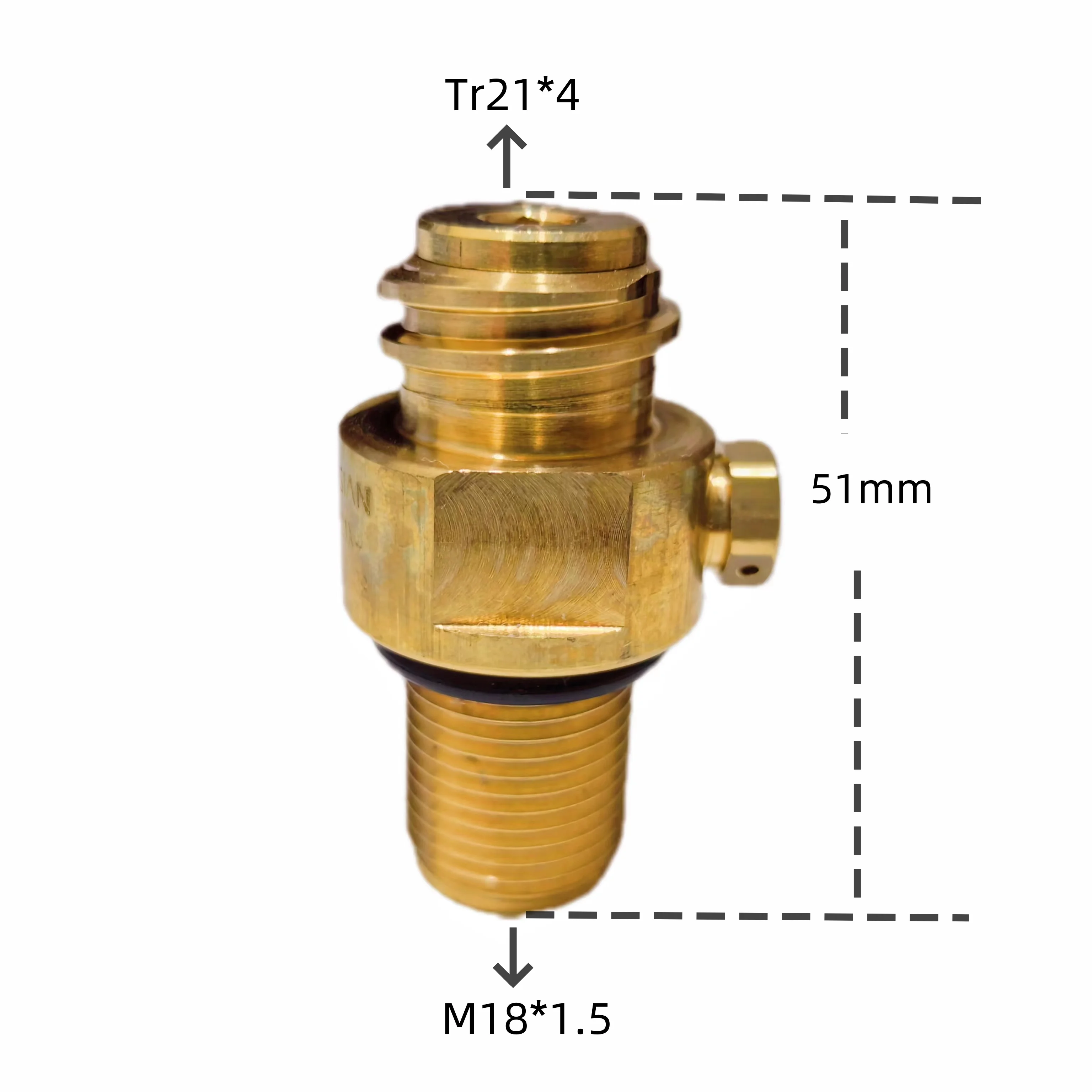 Replacement Valve for Soda Bottle Cylinder Co2 Bottle Tank Tr21*4 M18*1.5 Brand New adaptor Homebrewing