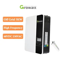 Growatt SPF 5000 ES Inverters Pure Sine Wave 5kw Single Phase Off Grid Inverter With Battery For Home