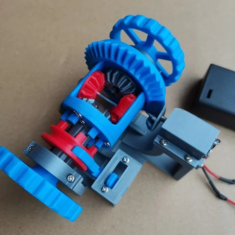 3D printed differential model, which can be used for teaching demonstration to show the structural principle