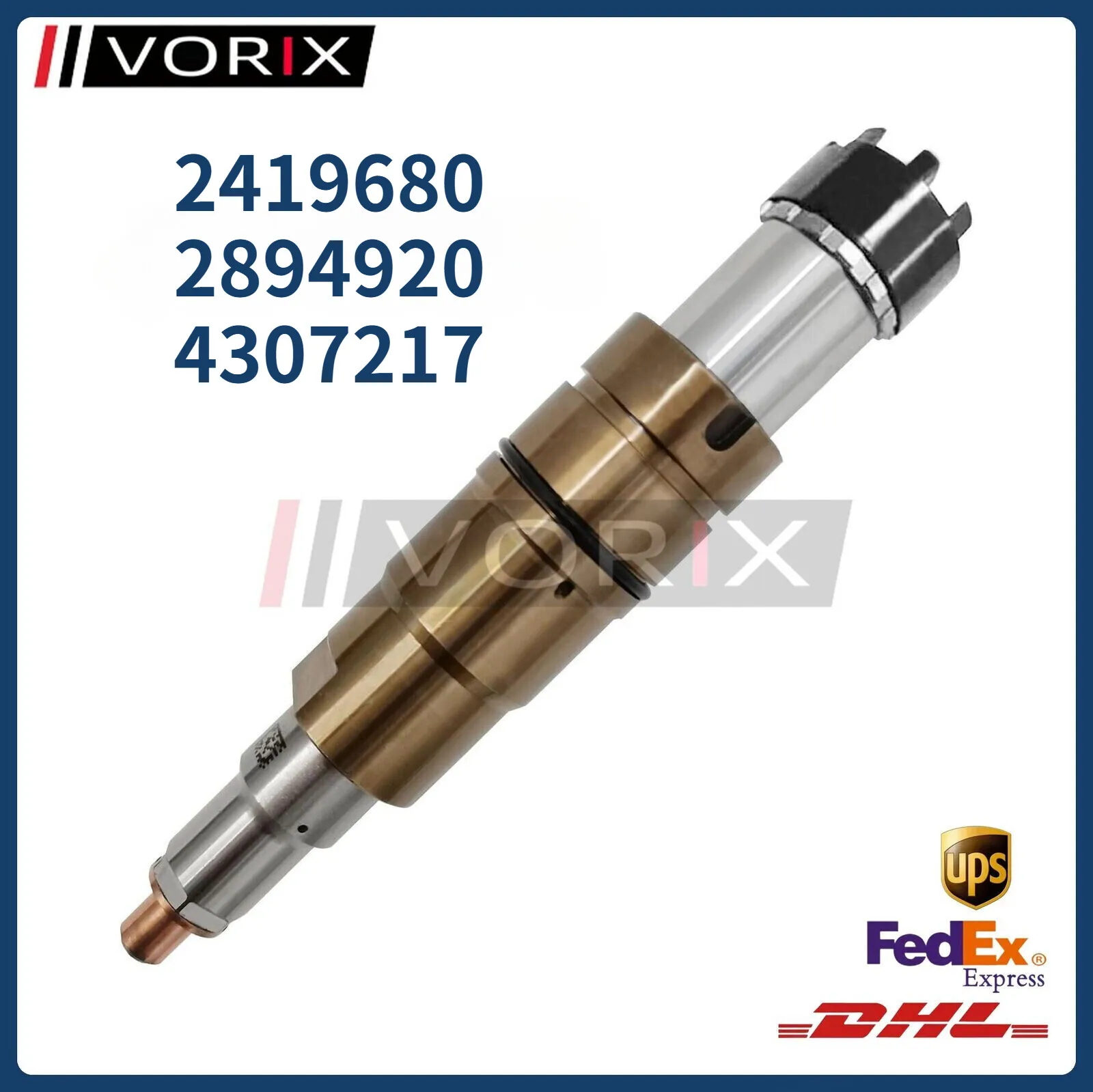 

New Diesel Engine Fuel Injector 2419680 2894920 4307217 For Cummins SCANIA XPI
