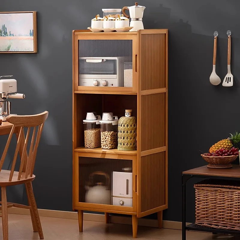 

Kitchen storage finishing, seasoning storage rack, kitchen supplies, household storage rack, side cabinets, multi-layer