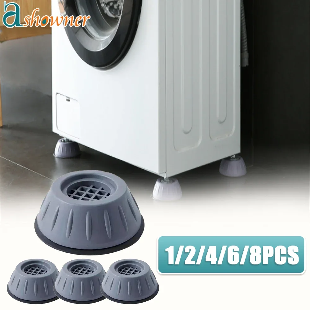 Anti Vibration Pads Washing Machine Rubber Feet Legs Mat Anti-vibration Pad Universal Noise-reducing Leg Base for Furniture