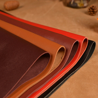 1mm thickness Lambskin Leather Sheet, Soft Sheepskin Tooling Leather Pieces for DIY Sewing, Workshop, Book Cover