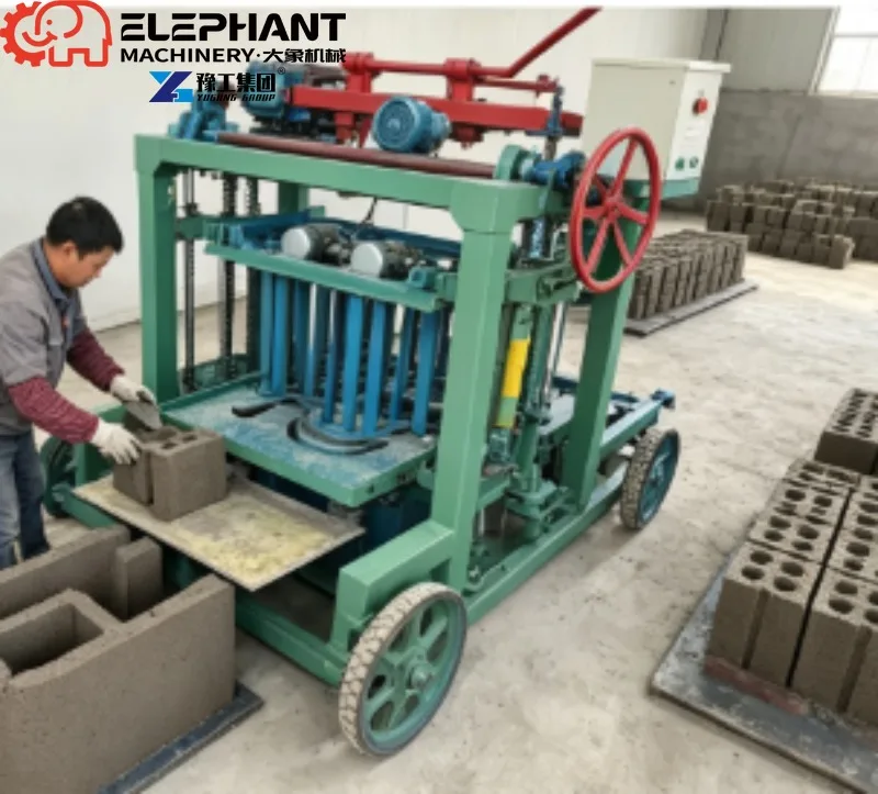 Factory Direct Semi-Automatic Brick Making Machine, Cement Paving Block Forming Machine For Construction Projects