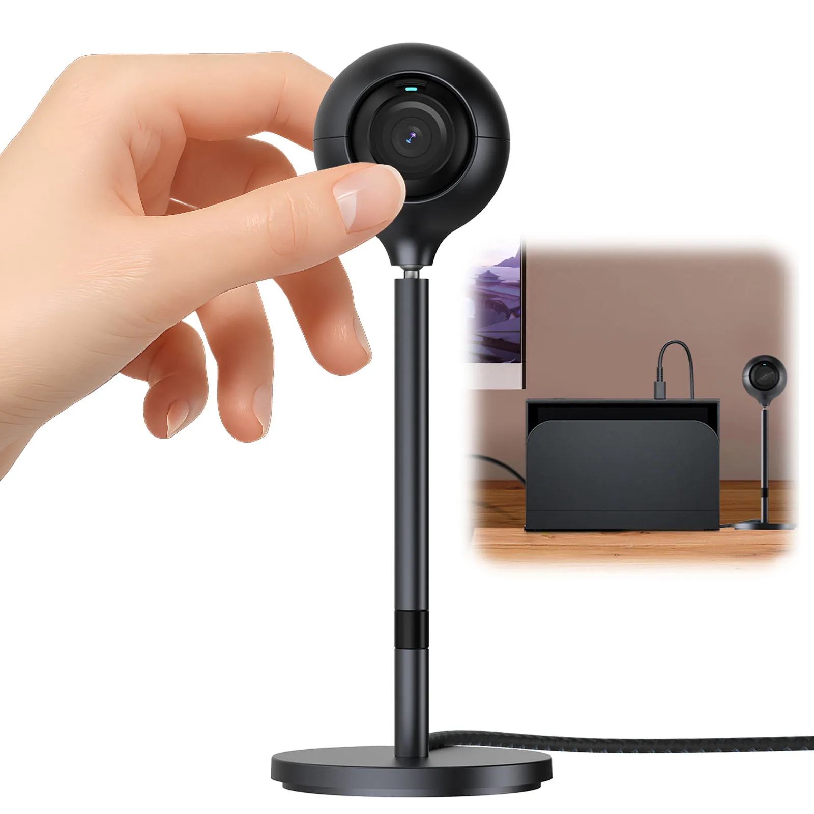 For NS2 1080P HD Video Camera Adjustable Desktop Computers Cameras Video Capture Game Cam for Live Streaming/Video Chat Call