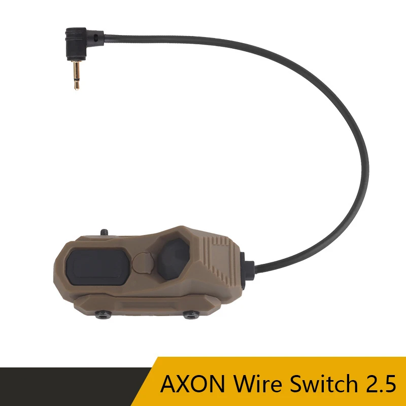 

AXON Wire Switch 2.5, Two Functions, Compatible with Picatinny Guide Rails, PEQ Connector, Convenient Buttons