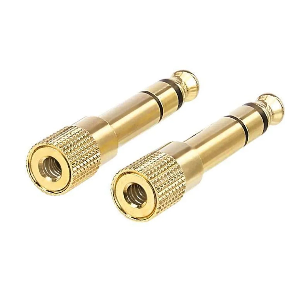 10 Stuks Hifi 1/4 Inch 6.35Mm Mannelijk Naar 3.5Mm Vrouwelijke Stereo Hoofdtelefoon Audio Adapter Versterker Mixer Gitaar 6.35 3.5 Converter