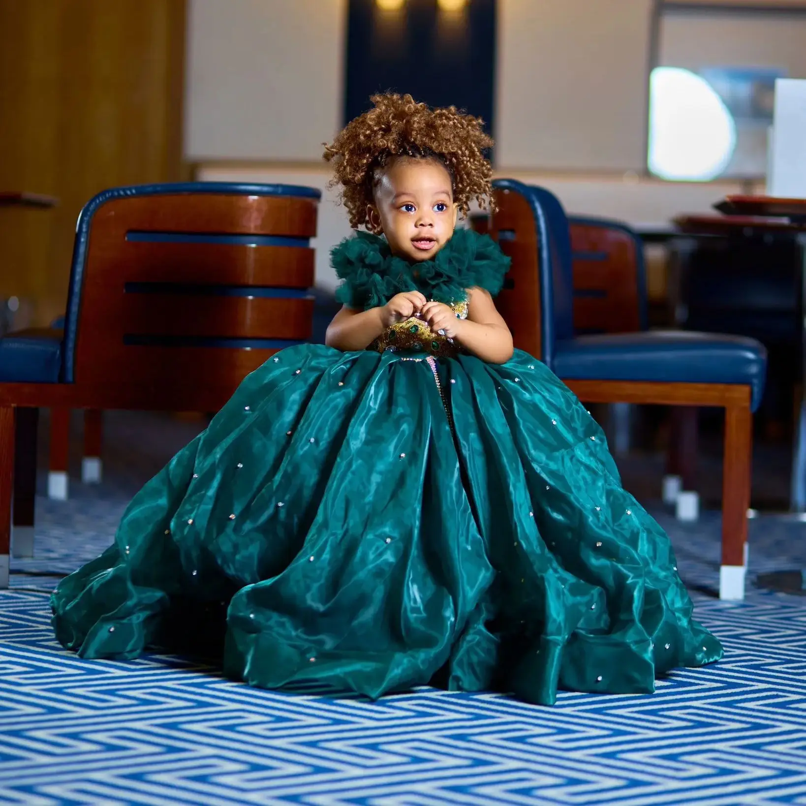 

Роскошные зеленые платья для девочек на день рождения, бальные платья с кристаллами, платья принцессы для девочек, детские платья для выпускного и свадебных фотосессий