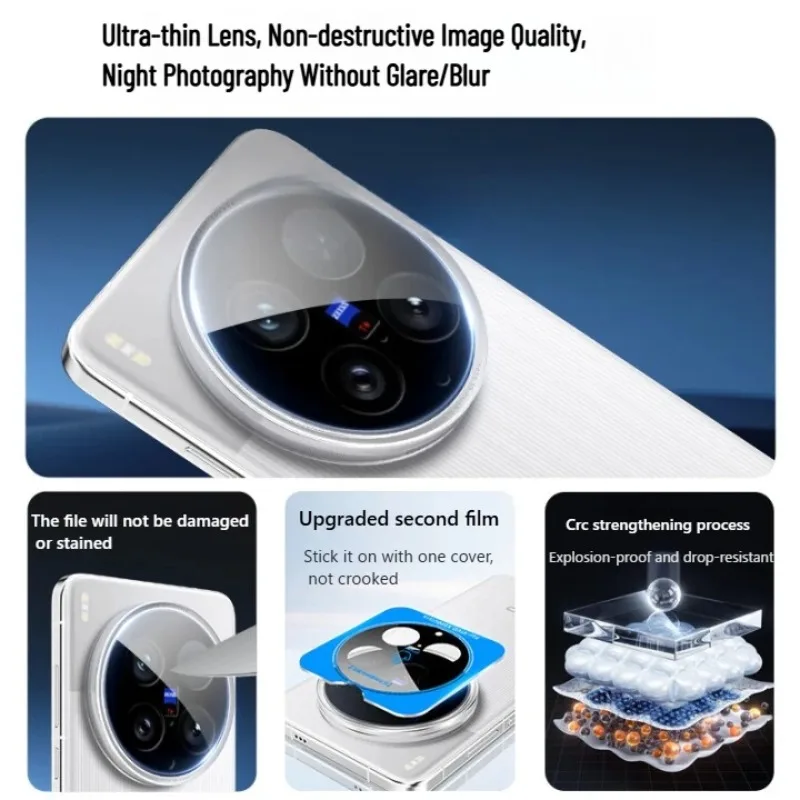 2個入り 背面カメラ用強化ガラス Honor Magic 7 Lite 7RSR 6 Pro 7Pro V3 V5 リアカメラレンズ保護フィルム 保護カバー