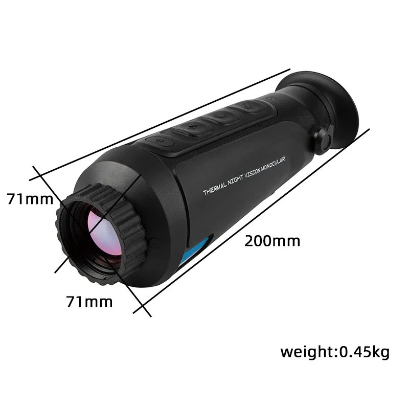 S253 384*288 25mm Night Vision High Sensitive Monocular Thermal Imaging Camera Telescope