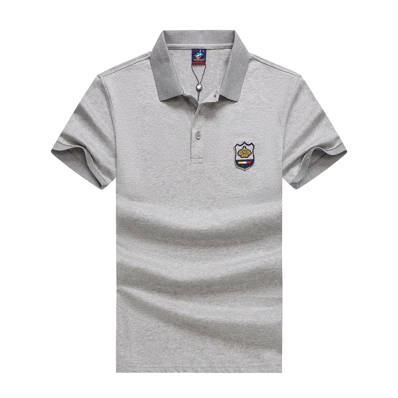 

Мужская повседневная футболка Tace&ark с отложным воротником, деловой стиль, летний топ, городской крой, молодежная футболка