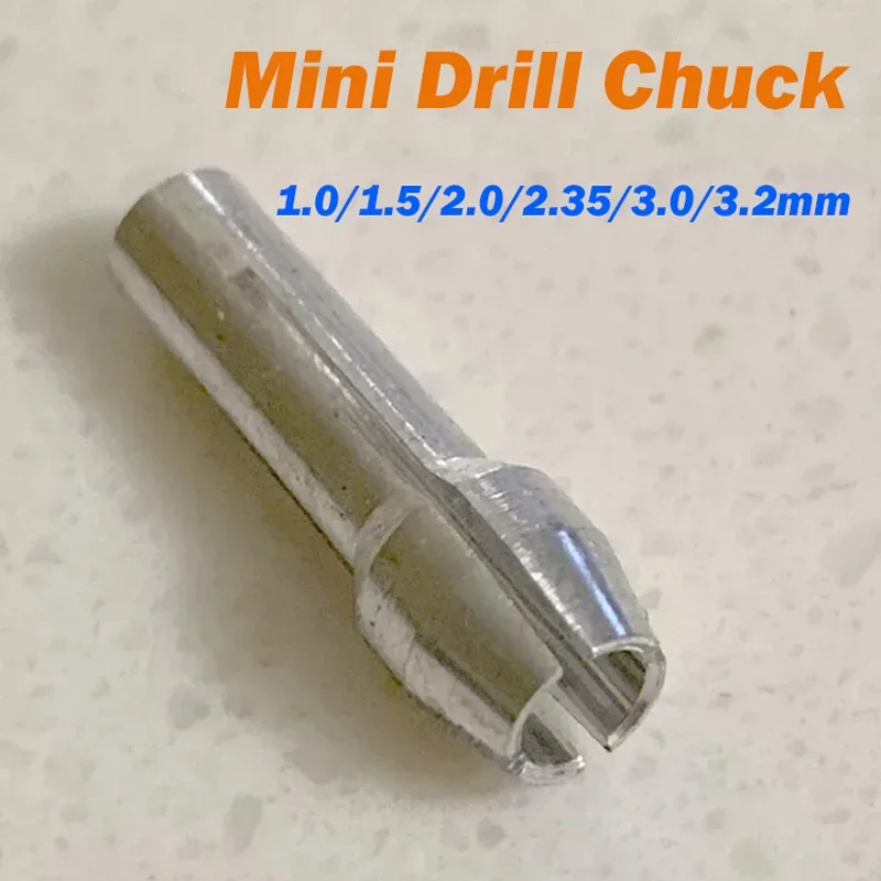 Mini Drill Chuck 1.0/1.5/2.0/2.35/3.0/3.2mm Tail Dia 4.2mm Rotary Tool Collet Bit for Dremel Rotary Tool Accessories