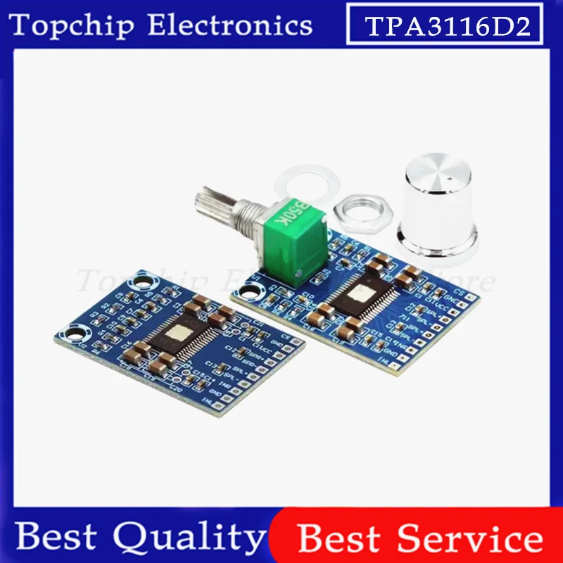 TPA3116D2 XH-M562 50W+50W 2.0 Channel Digital Stereo Audio Power Amplifier Board DC 12-24V