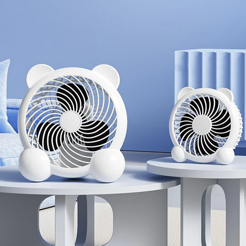 Desktop Fan Ultra Quiet USB Charging Fan For Office Home Portable Small Desk Fan For Dorm Camping Outdoor Office Home