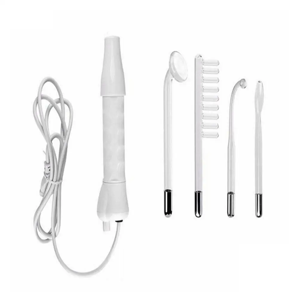 Portable Handheld High Frequency Skin Therapy Wand Machine for Acne Treatment Skin Tightening Wrinkle Reducing P3W6