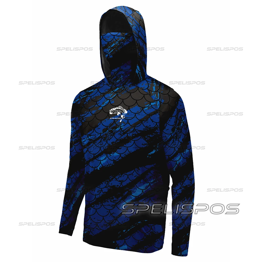 Hoodies Fishing Shirt Riding Tops Wear UPF 50+ Running T-shirt Beach Gear Face Cover Outdoor Sports Surfing Dresses Angling Kit