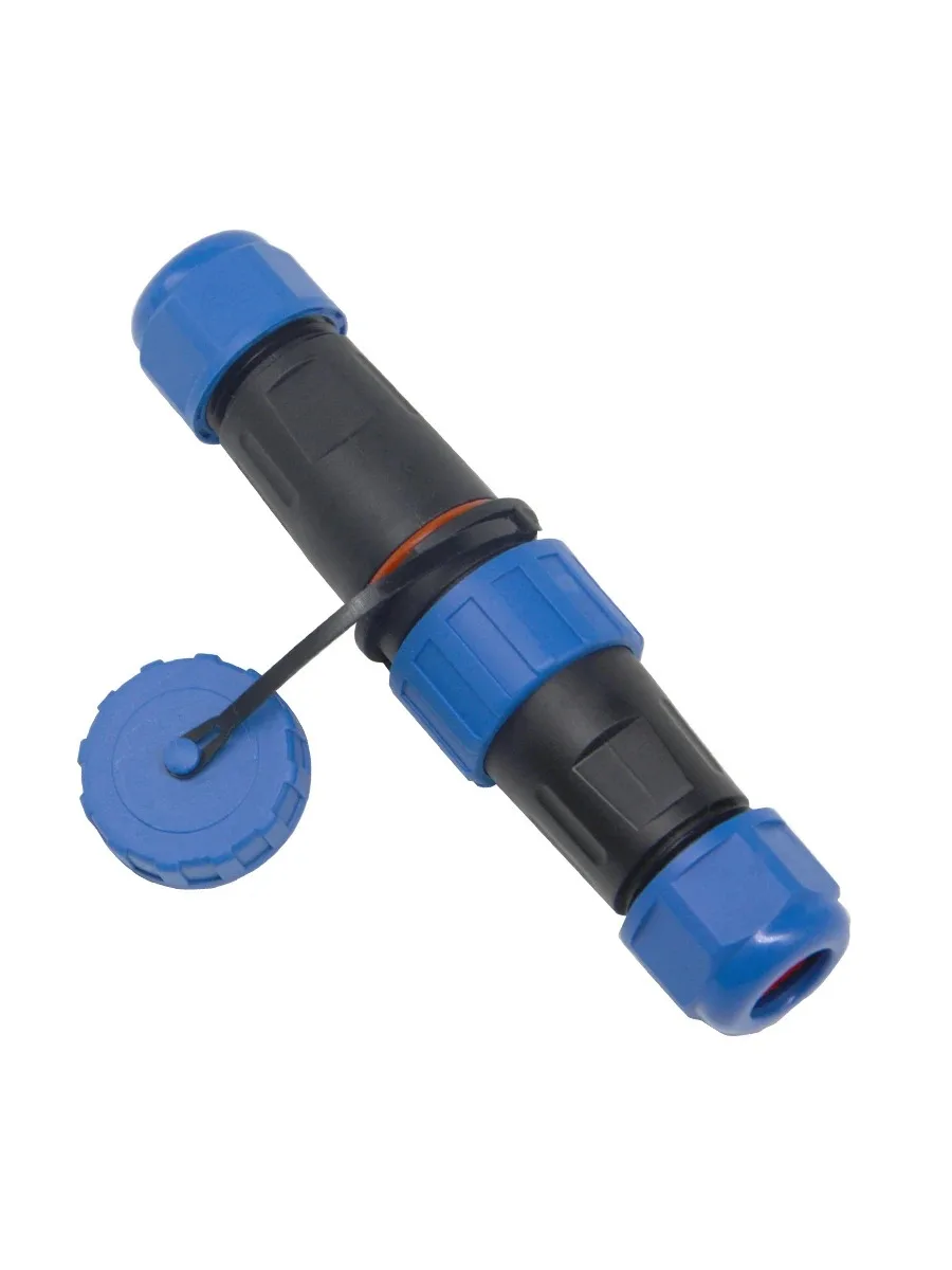 Waterproof connector LD12/16/20/28 IP68 cable connector plug socket Male and Female 2 3 4 5 6 7 Pin Applicable to 0.3-6m㎡