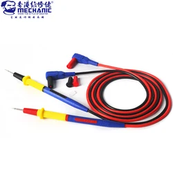 MECHANIC P30 Multimeter Pen 20A 1000V Soft Anti-Scalding Silicone Wire Extra Tip Probe Test Pen Tool for Digital Multimeter
