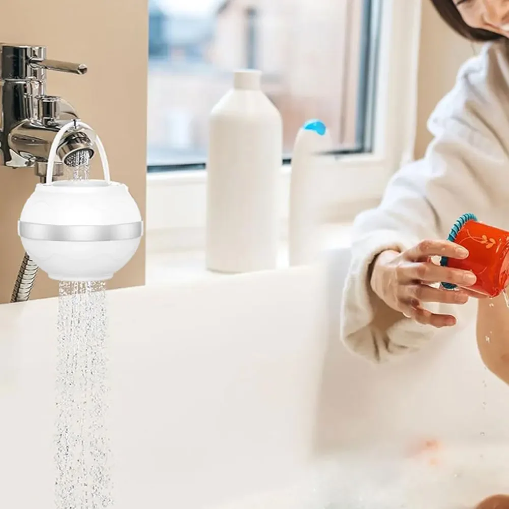 Фильтр для ванны без БФА, фильтр для воды для ванны, Удаление хлора, улучшение качества воды, фильтр для ванны, для более мягкой кожи