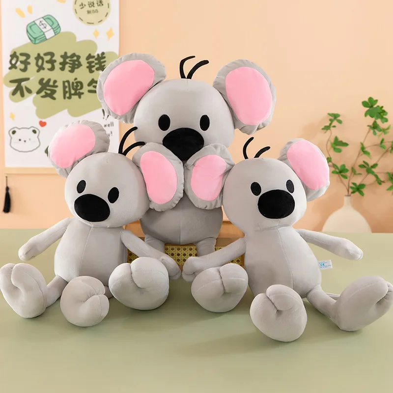 35-90cm Nermal Plush handmade doll Cute sitting posture large size Toy Super soft pillow Sofa back cushion Comfort Doll Gift