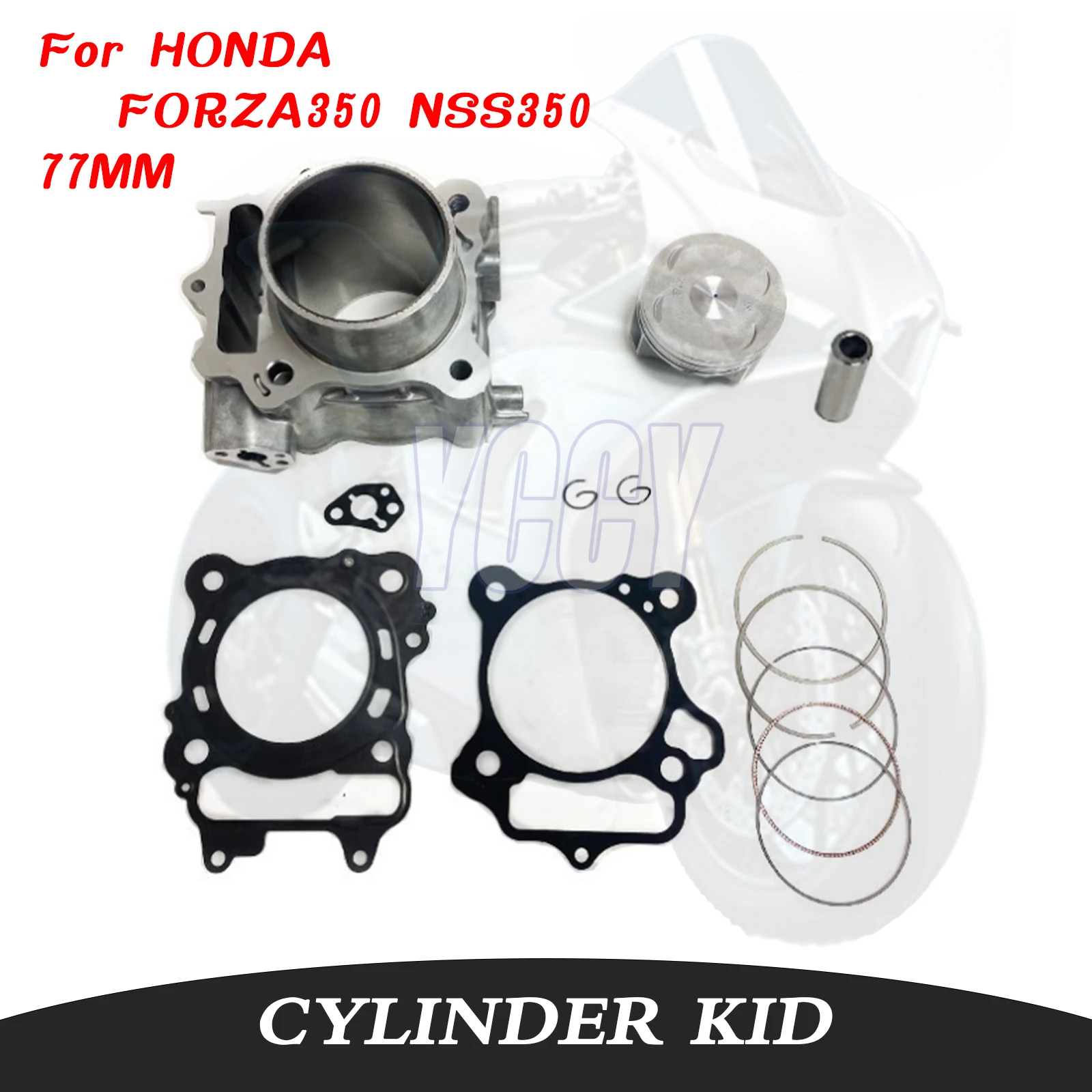 77Mm 329Cc Motorcyc… - image