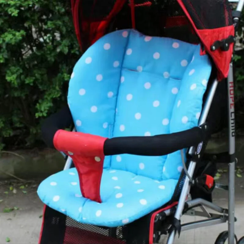 Thickened Baby Stroller Cotton Pad Baby Home Dining Chair Soft Sit Mat Simple Polka Dot Print Pattern Children Stroller Cushion
