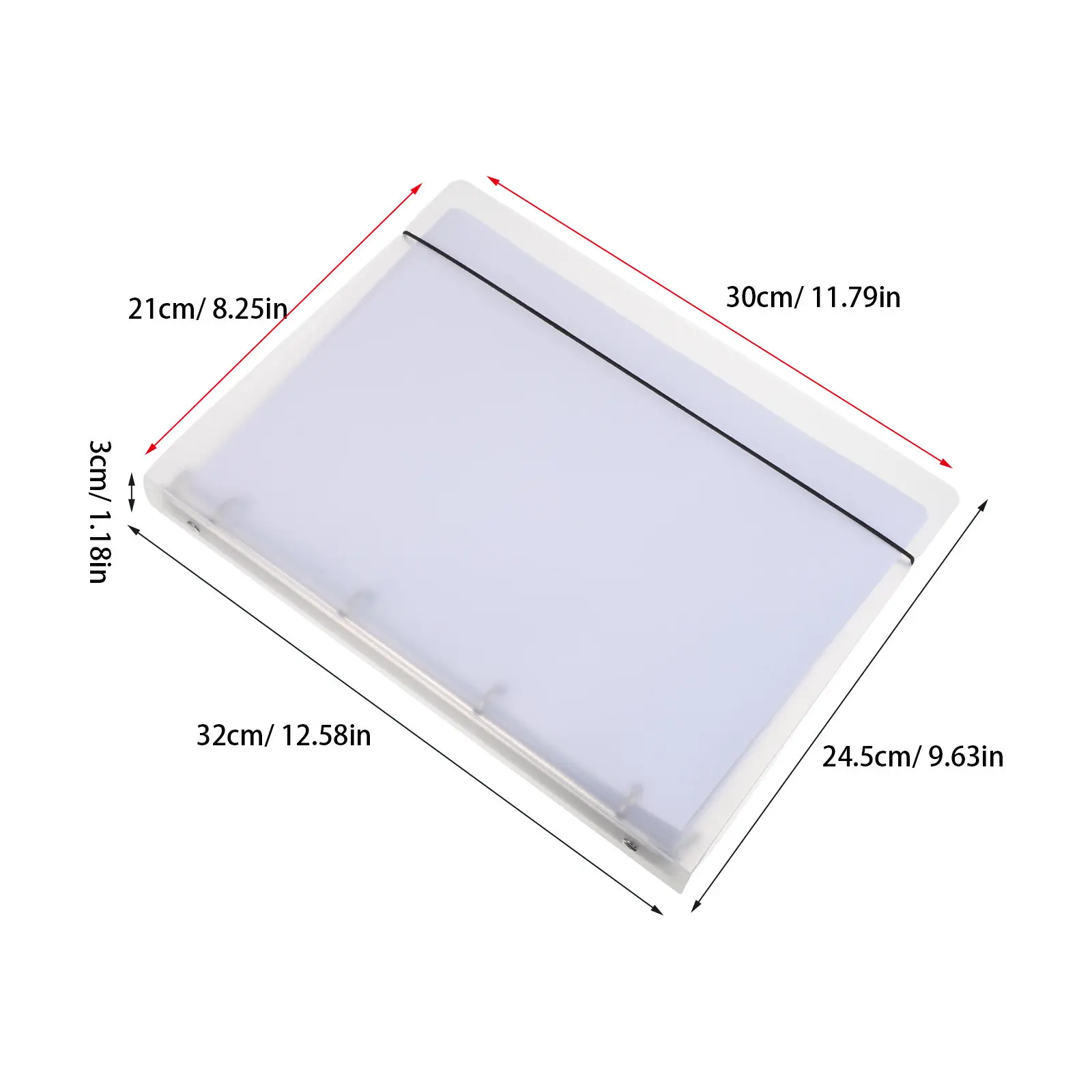 1Set Blank Release Paper Binder Refills for Collecting Sticker A4 6 Ring Binder Insert Sheet Loose Leaf Notebook Planner