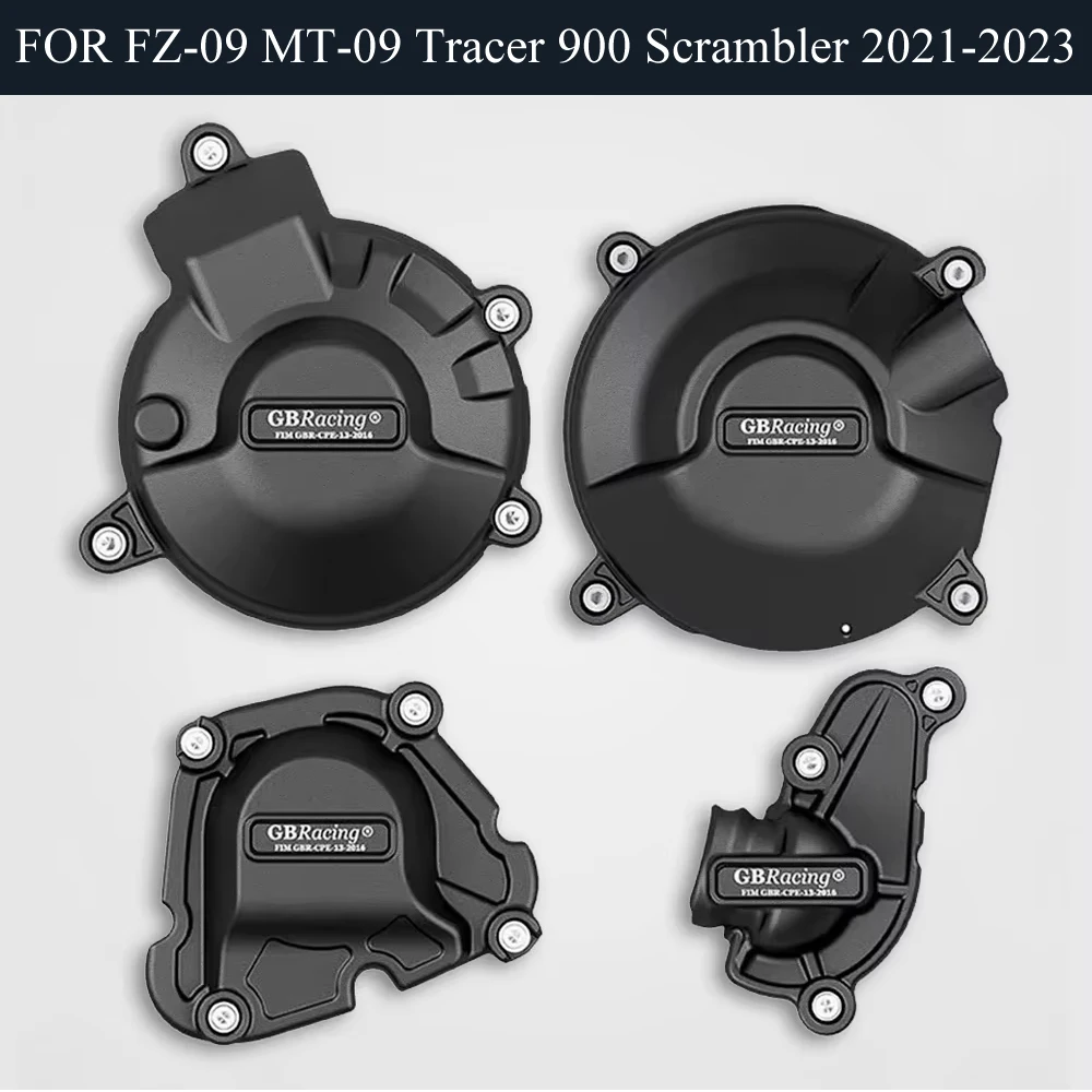 

Motocross Engine Cover Protection Set for for Yamaha FZ-09 MT-09 Tracer 900 Scrambler 2021-2023 protective cover