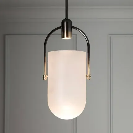 

New Simple Creative Atmosphere Restaurant Study Bedroom Bedside High-end Chandeliers Nordic Glass Living Room Chandeliers Modern