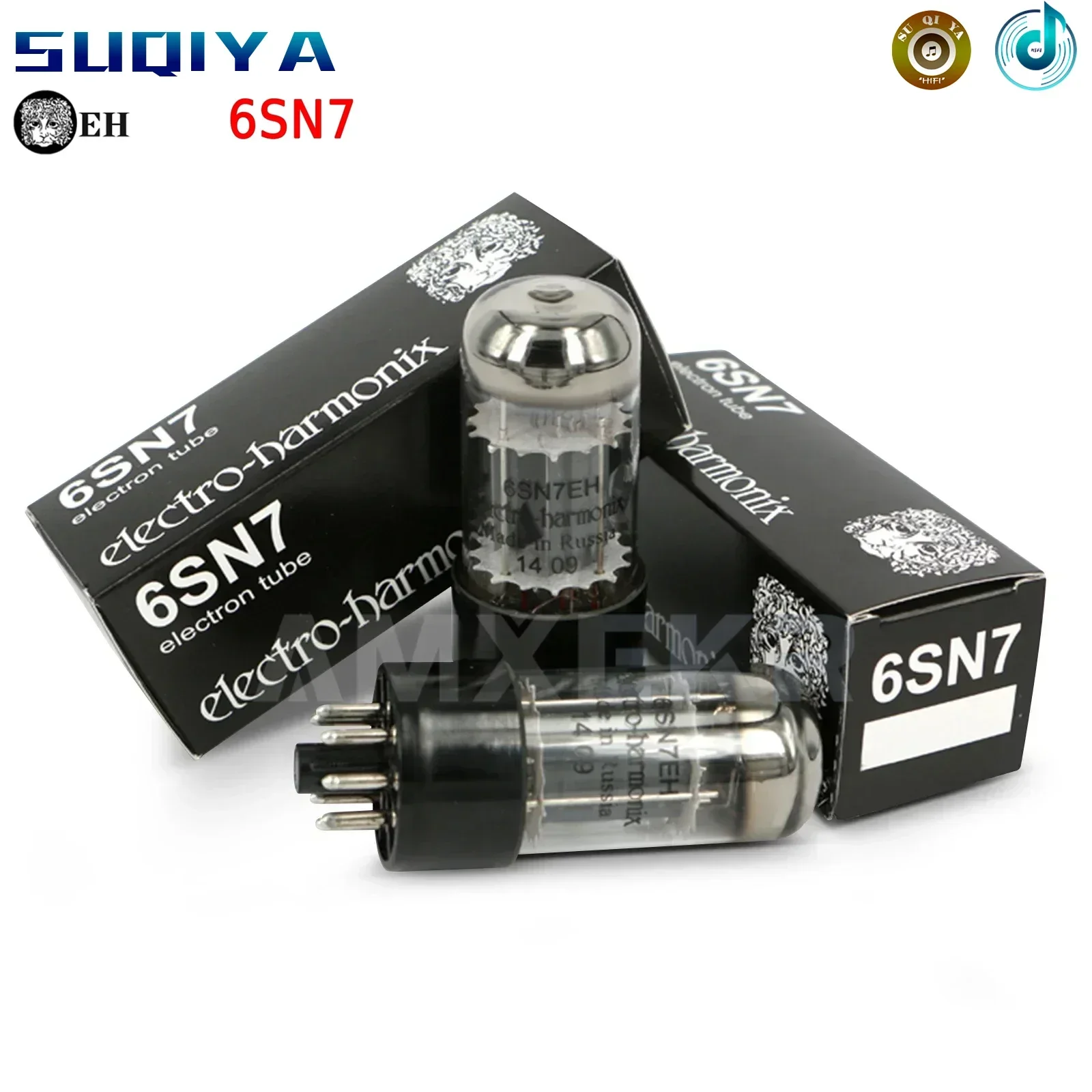 

SUQIYA-EH 6SN7 Electronic Tube 6N8P/6H8C/CV181 Replacement Vacuum Tube Original Factory Precision Matching for Amplifier