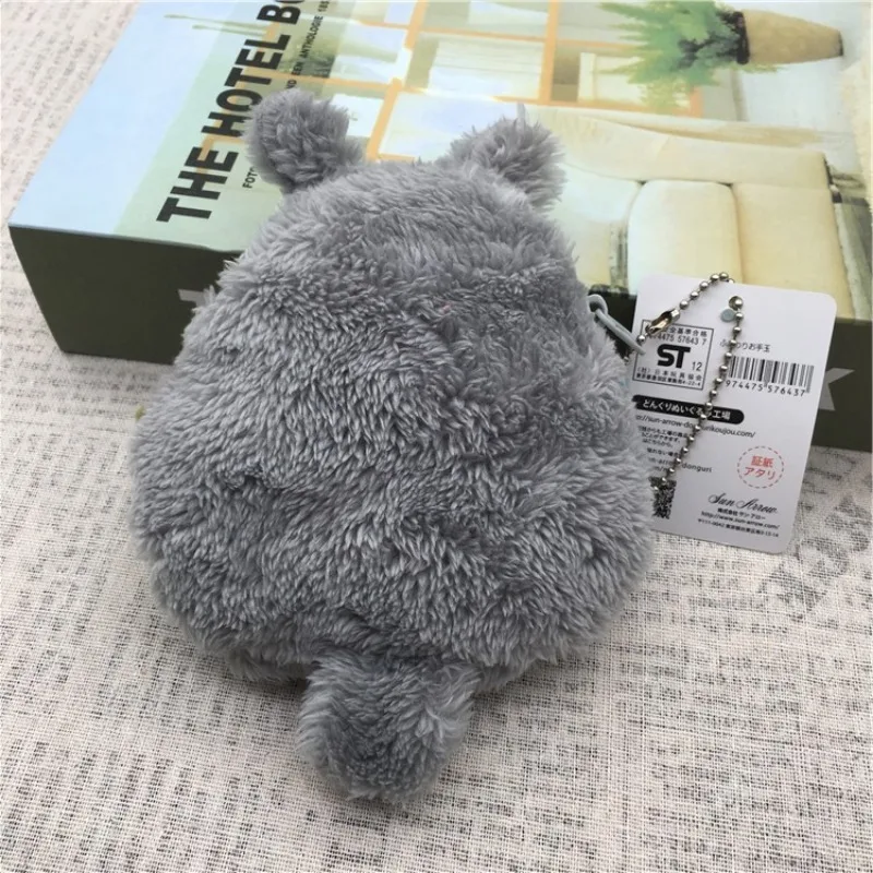 Ghibli Totoro Dust Bunny Plush Coin Purse & Keychain - Cute Kawaii Cartoon Wallet Card Holder for Girls, Women Gifts  Anime Fans