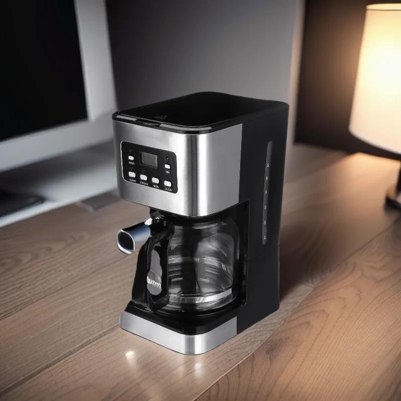 Household semi-automatic american-style drip coffee machine