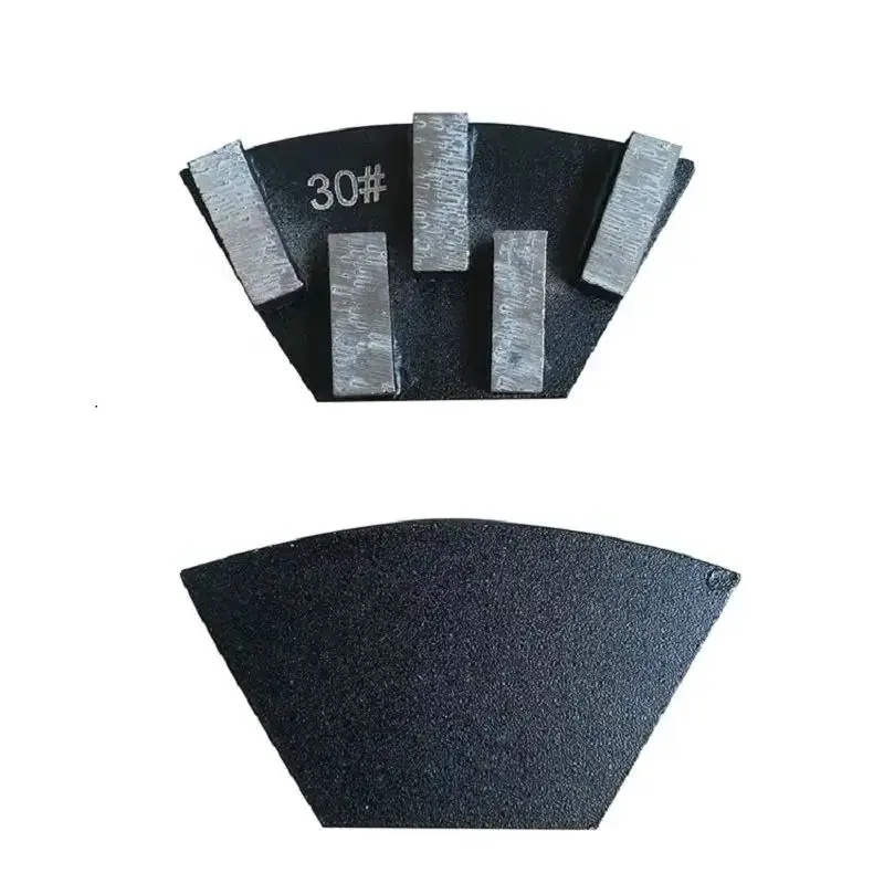 1Pc Trapezoid Diamond Abrasive Disc Metal Bond Concrete Grinding Block For Stone Floor Marble Granite