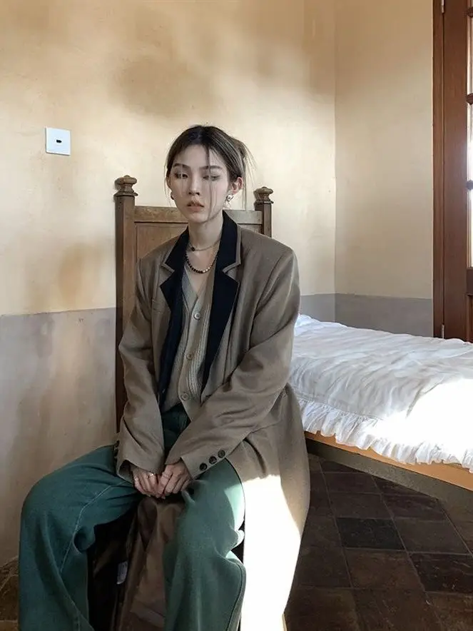 

Женские тренчи, зимние пальто, женские предложения, структурированный многослойный односторонний вариант, декоративный идеальный воротник до колена