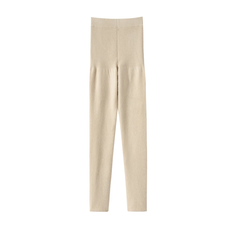 

Women Basic Legging High Elasticity Leggings Cashmere Legging Autumn Winter 100% Cashmere Pants Warm Soft Knitwear