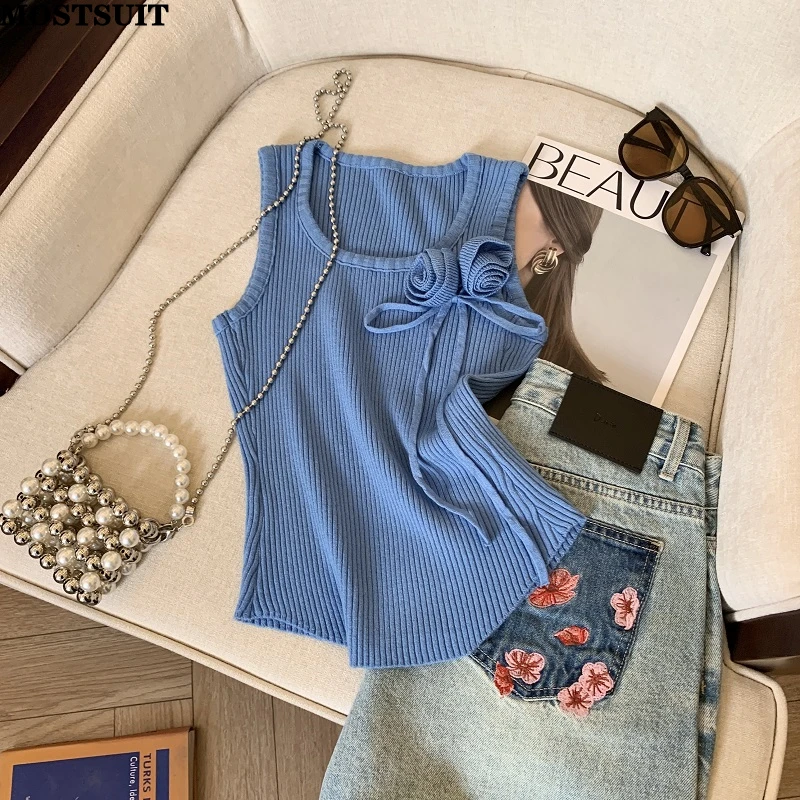 

Женский свитер, жилет, укороченные топы, лето 2025, сексуальная уличная одежда, модные футболки, тонкий вязаный розовый стильный шикарный женский трикотажный джемпер на шнуровке