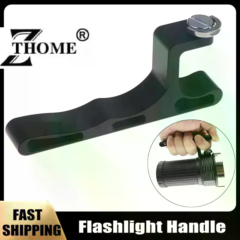 

Aluminum Alloy Flashlight Handle With 1/4 UNC Screws For Convoy 3X21B 3X21C 3X21D 3X21E Flash Light Accessories