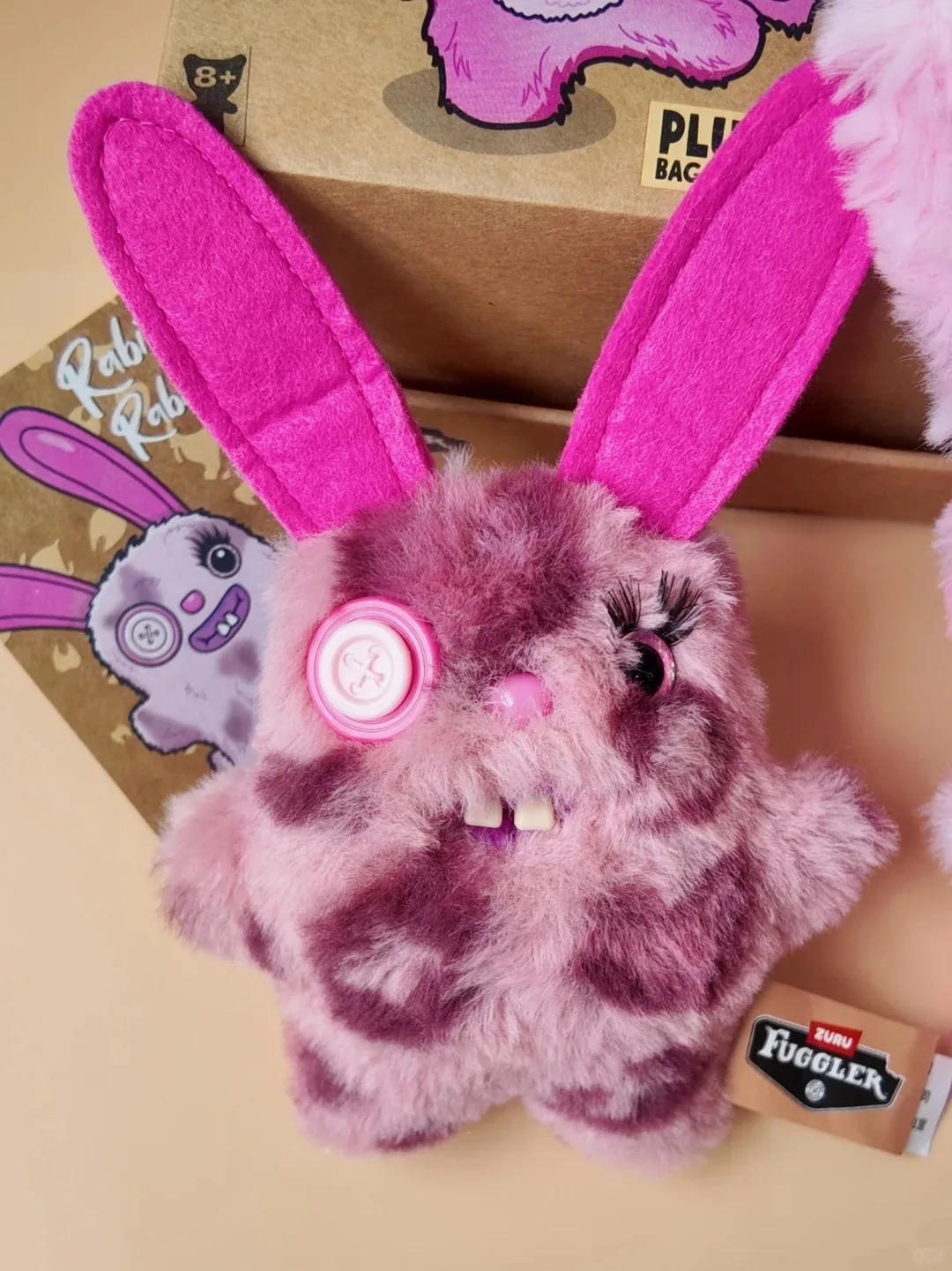 Original Fuggler Schlüsselanhänger Plüschtier Baby Baddies Blind Box 10cm Taschenanhänger Lustiges Trendiges Spielzeug Schlüsselanhänger Geburtstagsgeschenk – Detail 3