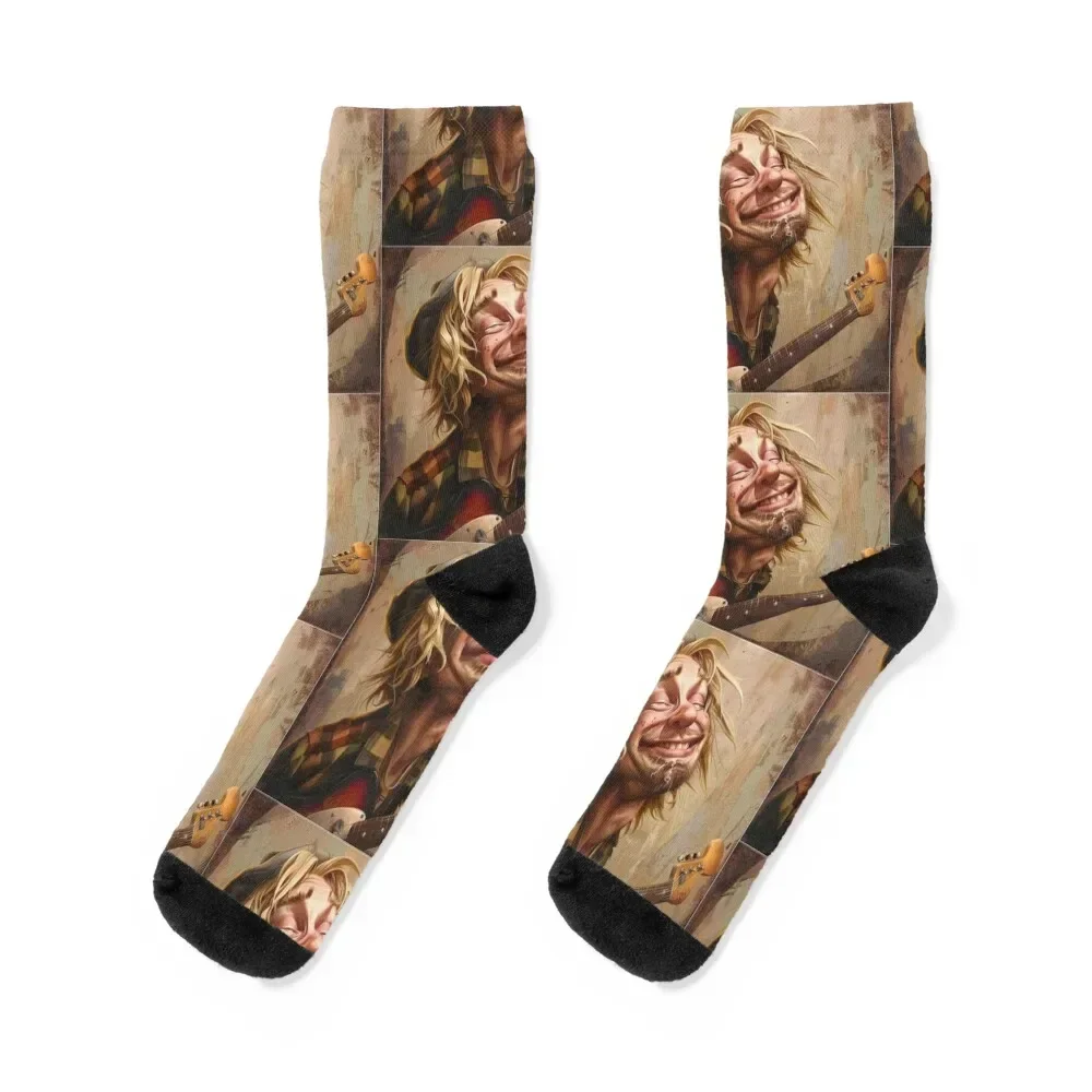 

Kurt Cobain Socks Run set soccer anti-slip anime Socks Men Women's