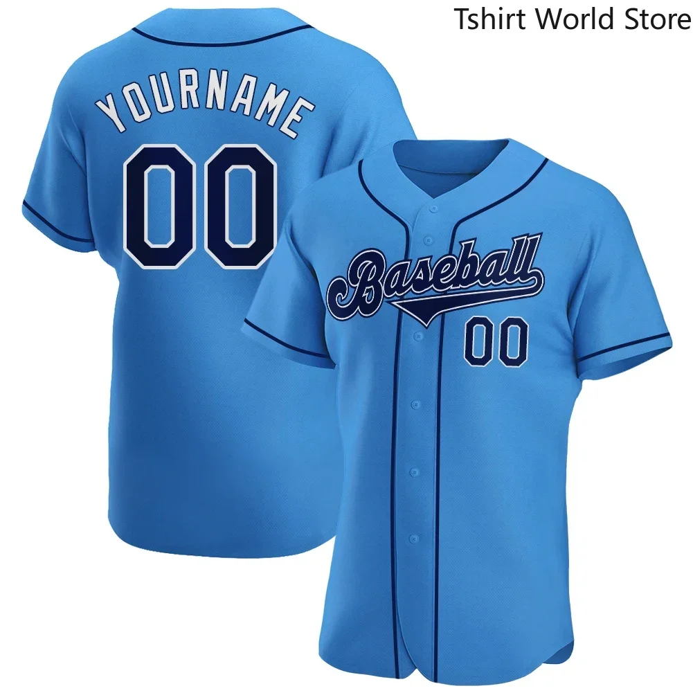 Custom Baseball Jersey Personalized Printed Team Name/Numbers Breathable Soft Mesh Outdoor Game Tee Shirts Best Birthday Gift