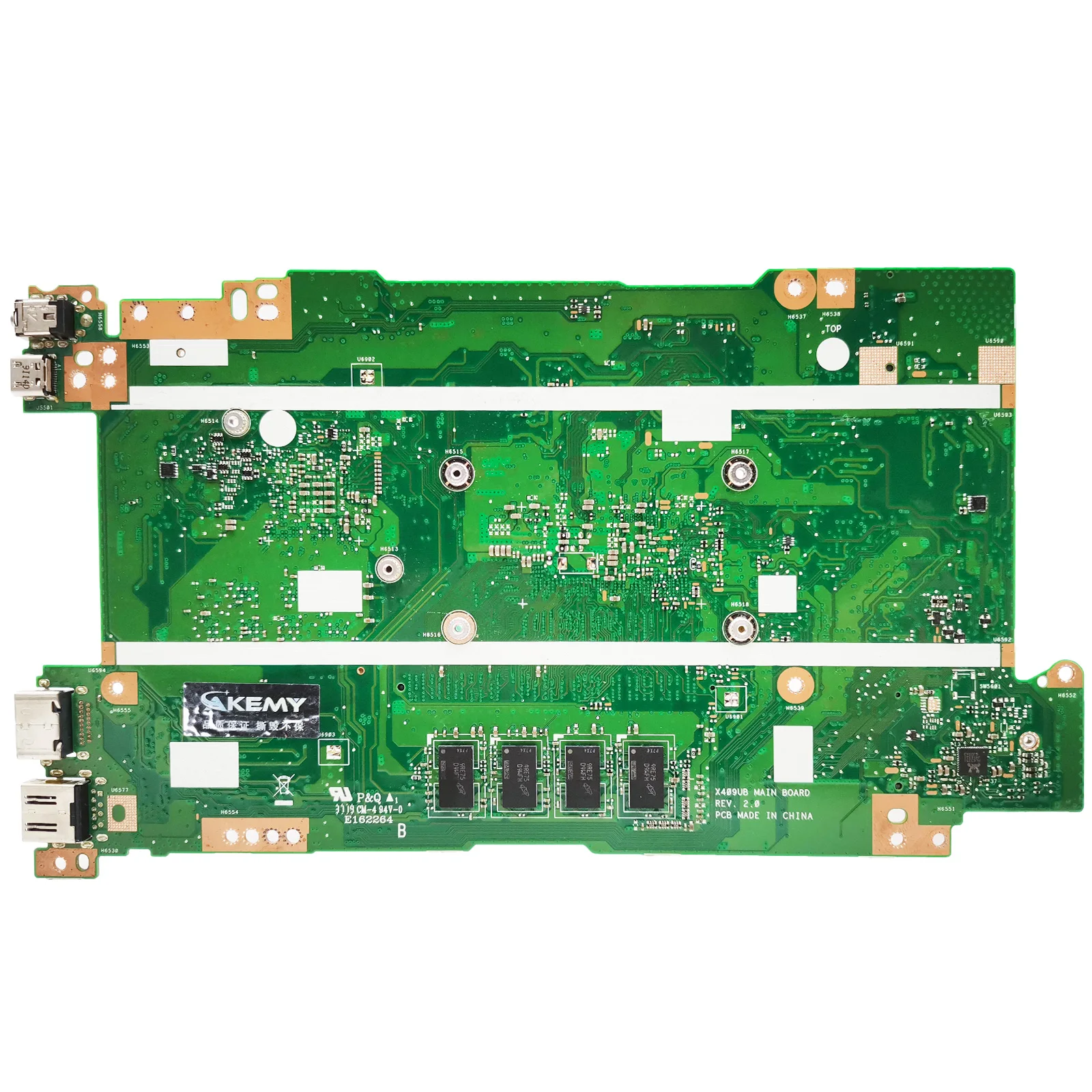 Imagem -03 - Placa-mãe Portátil para Asus X409ub X409uj X509uj A409u A509u F409u F509u Cpu i3 i5 i7 7ª 8ª Geração 4g-ram