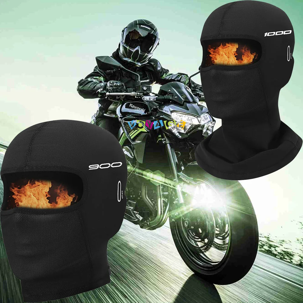 For Kawasaki Z900 Z 900 Z900SE Z1000 1000 Motorcycle Neck Full Face Mask Windproof Dustproof Face Shield Biker Mask Accessories