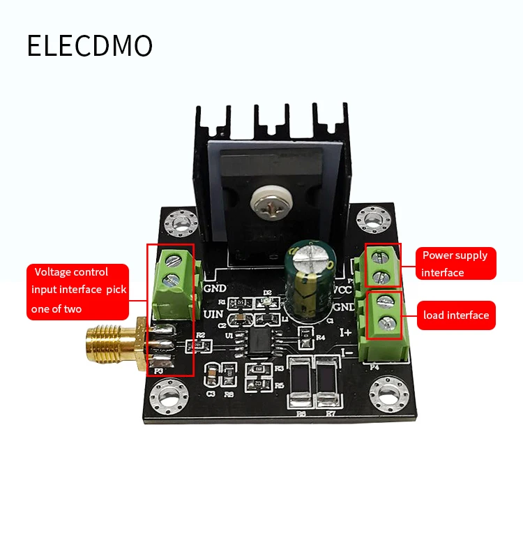 Voltage Controlled Constant Current Source Module High Power Current Source High Linearity Laser LED Constant Current Drive Elec