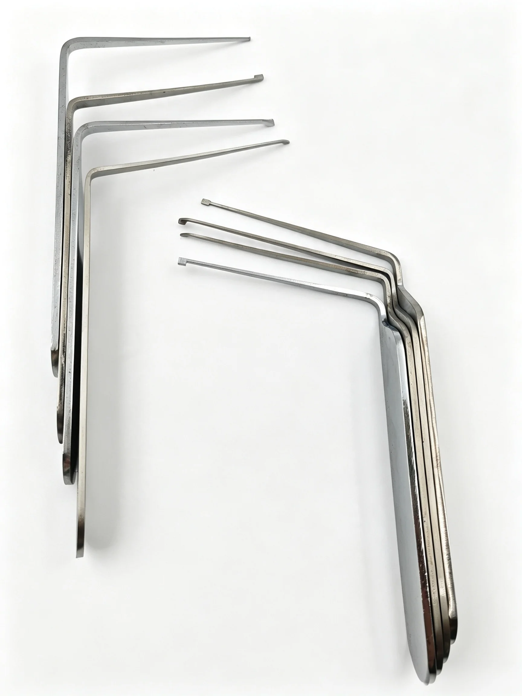 Professional L Shape Lock Pick Set, Stainless Steel Locksmith Tools for Lock Repair and Skill Training
