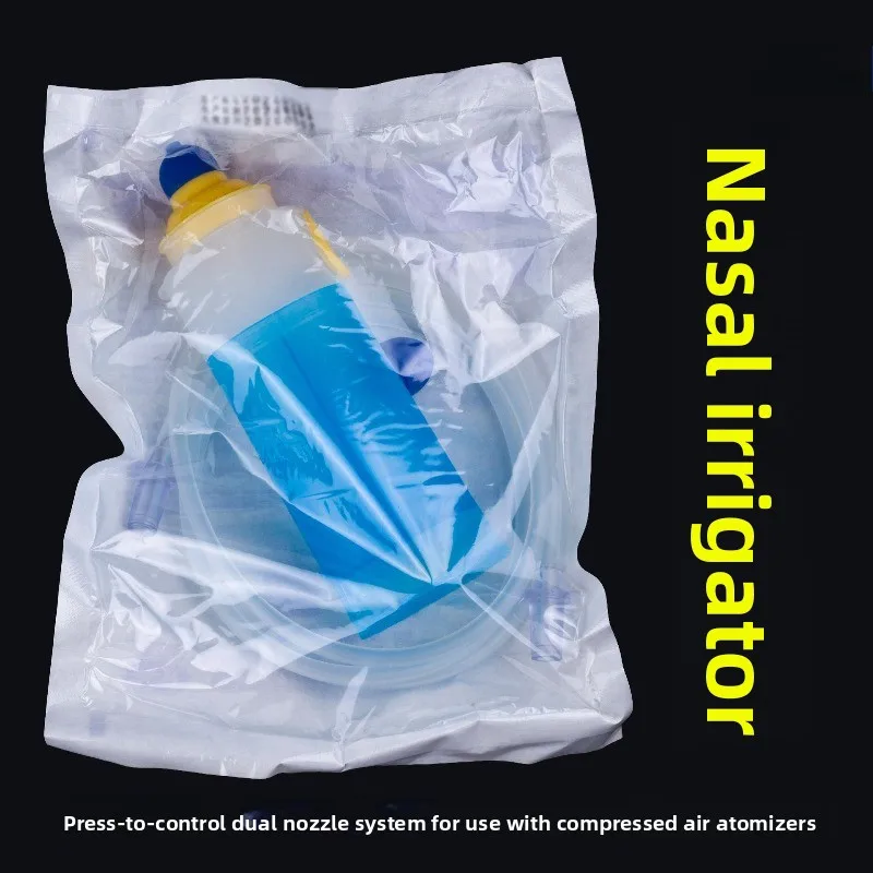 5 or 10 Pack Disposable Nasal Irrigation Spray Nozzle  Children Nose Wash Accessory Fit Home Portable Nebulizer Device